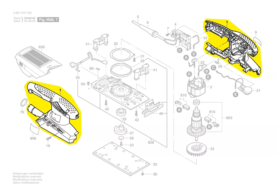 Coque ponceuse GSS 23 AE Bosch